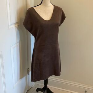 So soft and comfy. C& C California dress.  Looks like ultra suede.